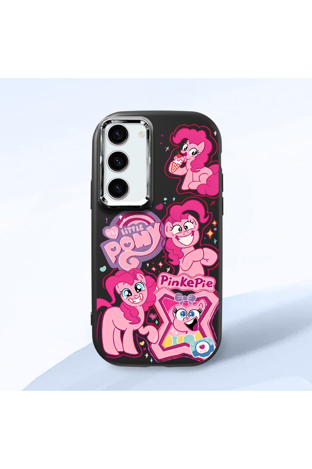 Black Silicone Case with Shock-Absorbing Camera Protection Compatible with Samsung Galaxy S23