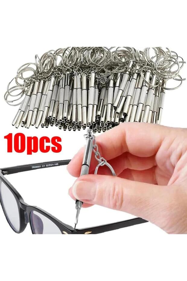 10PCS 1/2/10pcs Mini 3 in1 Screwdriver Eyeglass Optical Eye Glasses Portable Spectacles Watch Repair