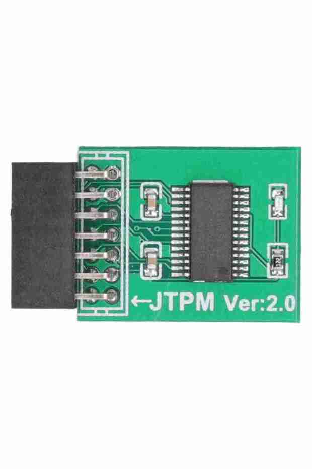 وحدة TPM 2.0 خضراء من MSI، وحدة تشفير قوية بواجهة LPC ذات 14 دبوس، لوحة وحدة TPM