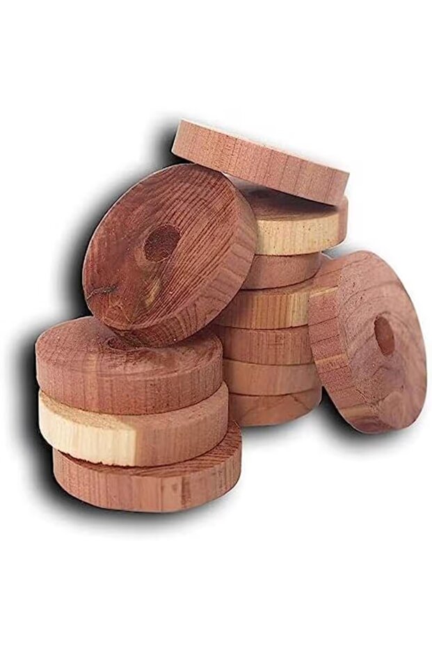 10PCS 10PCS Cedar Wood Blocks Balls Natural Moth Repellent for Wardrobe Clothes Protection Fresh Sce