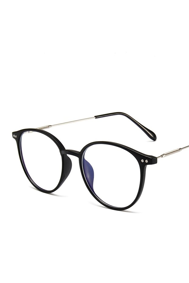 black Men And Women Round Anti Blue Glasses Computer Frame Optical Lenses New Arrival 2023