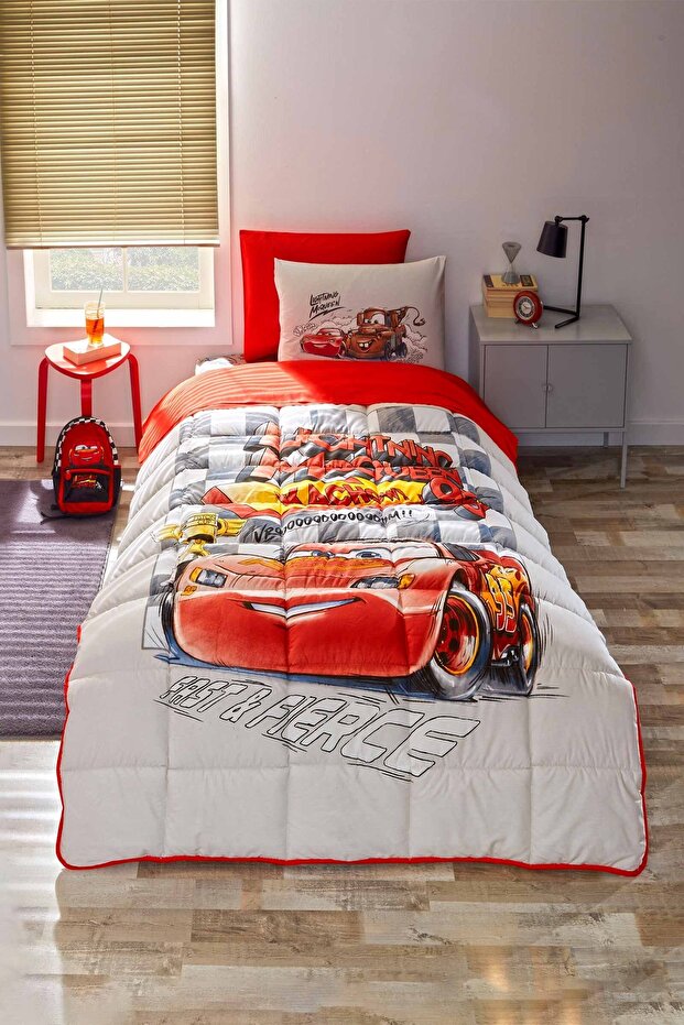 Cars Mcquenn Sp Single Disney Licensed Elasticated Sheet Children's Sleeping Set