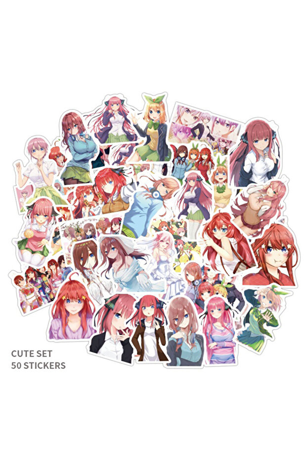 50pcs 50pcs The Essential Quintuplets Stickers Uesugi Fuutarou Sticker Notebook Sticker