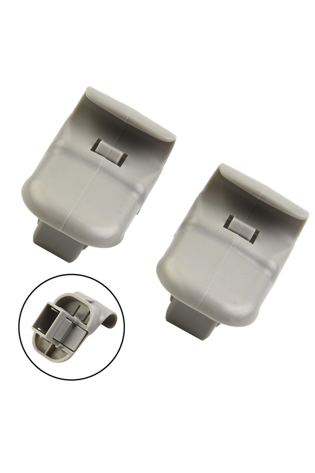 2 Pcs Car Grey Sun Visor Clip For Mazda 3 5 6 CX 7 CX 9 RX 8 MPV Car Sun Visor Clip Gray Interior...