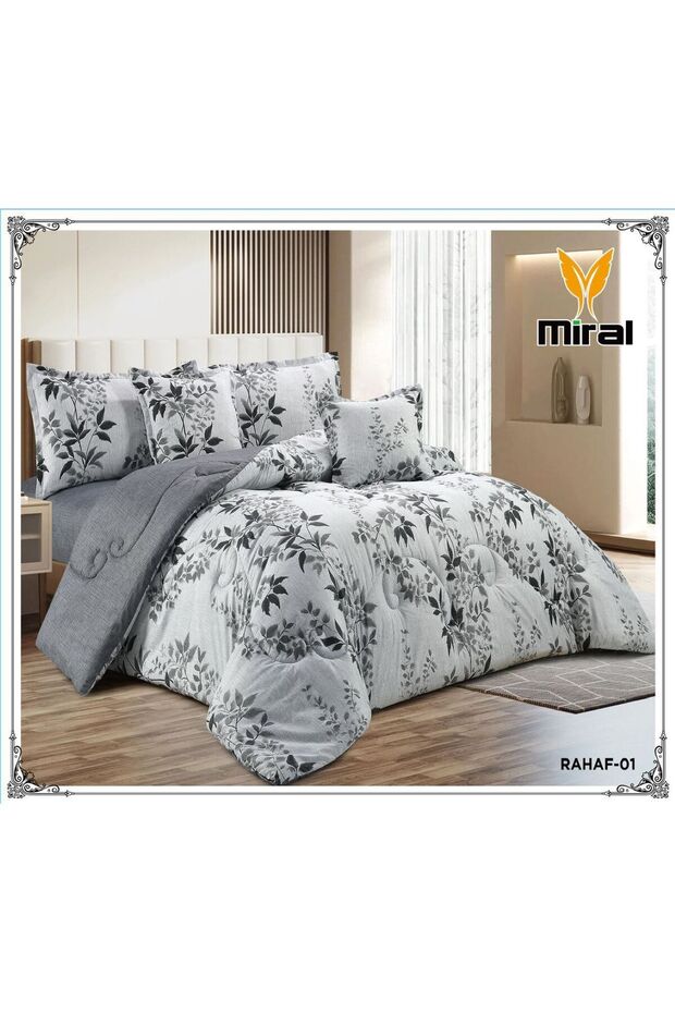 Summer Bedspread -Rahaf -Nefren 6 Pieces -Mesh Fabric -Microfiber -Light and Comfortable