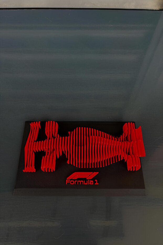OziMugs Formula 1 Yarış Arabası 3D Model Figür