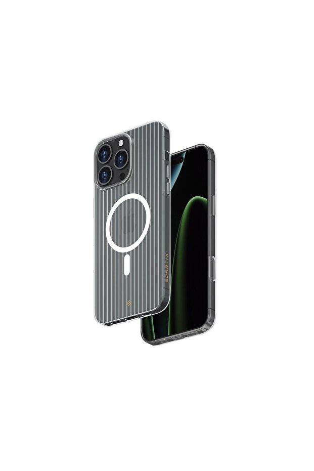 Magnetic Groove Case For Iphone 16 Pro Max