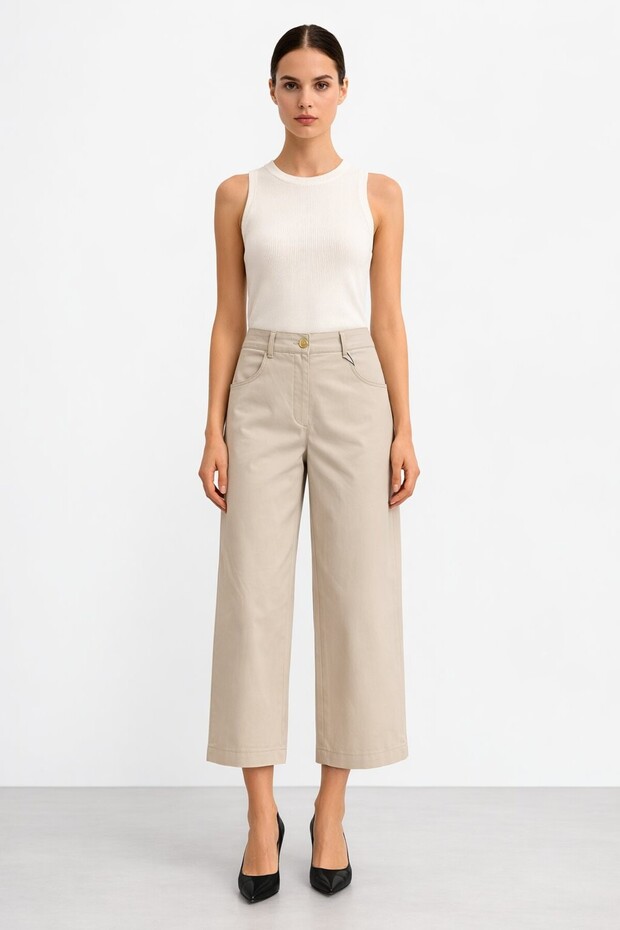 5657 Salvador Elastic Backed Mam Pants