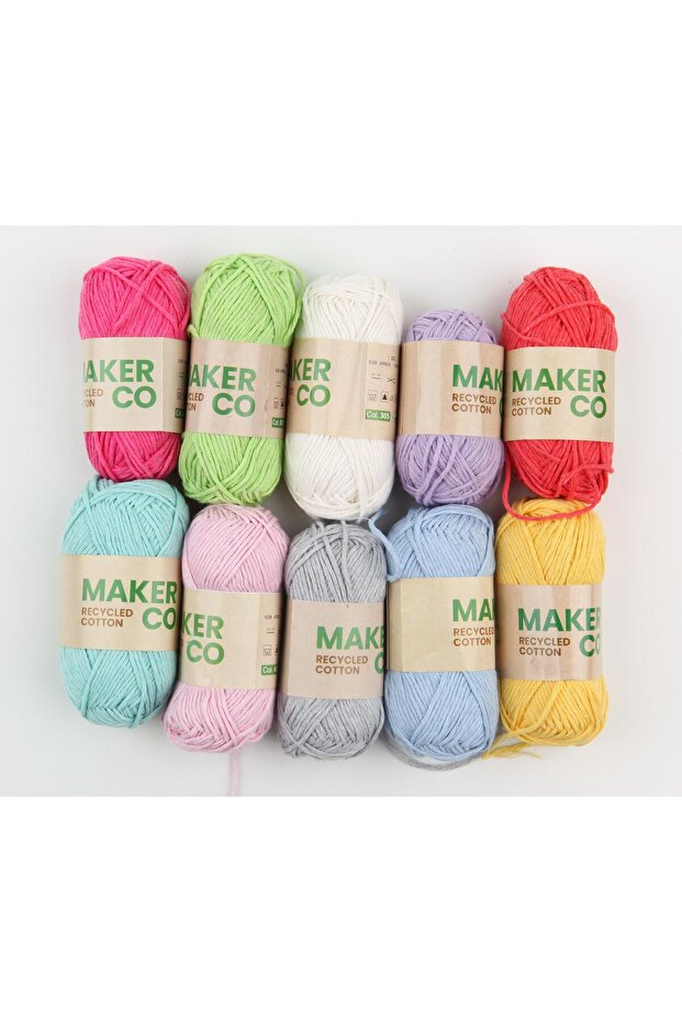 Makerco knitting yarn pastel set of 10