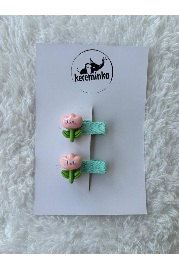 Baby Girl & Child Tulip Figured Hairpin Buckle Set