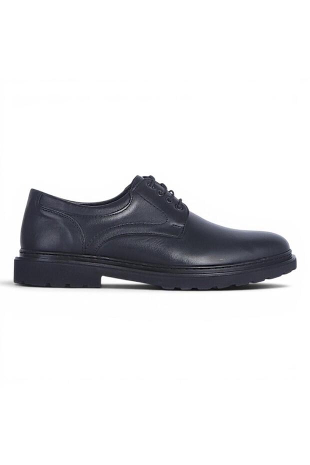 Bay Kara 06-1 Black Large Size Men's Classic Shoes