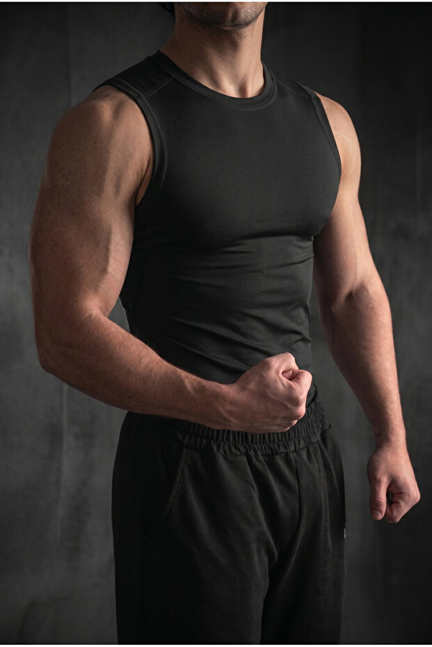Basic Kolsuz Compression Tank Top - 1