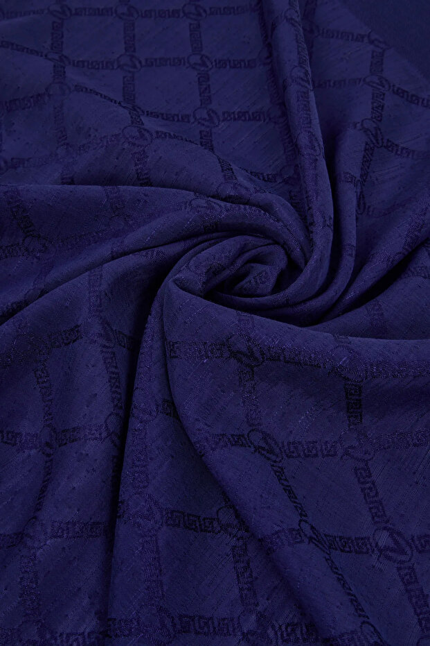 Siena Logo Pattern Jacquard Shawl