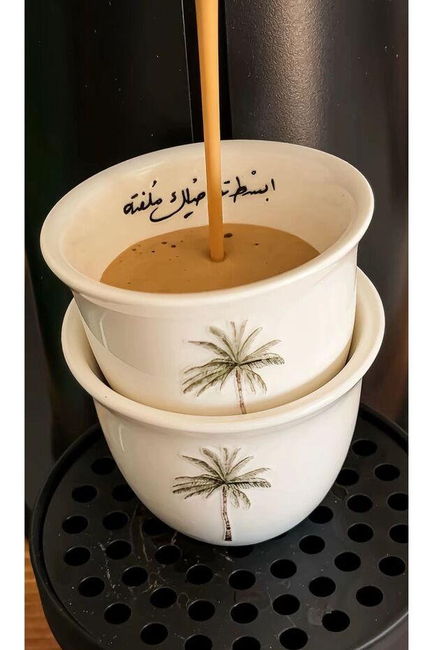 فناجيل قهوة ابسط تفاصيلك ملفتة 2 حبة