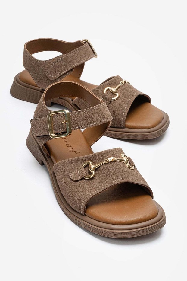 Women's Sandals with Buckle and Velcro Vi̇zon