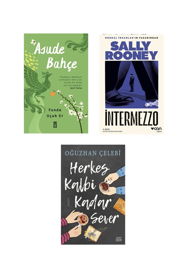Asude Bahçe Tesadüf Diye Bir şey Yoktur İntermezzo Sally Rooney Everyone Loves Like Their Heart 3 Books