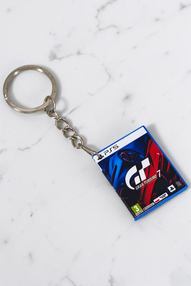 Gran Turismo 7 - Miniature Ps5 Game Box Keychain