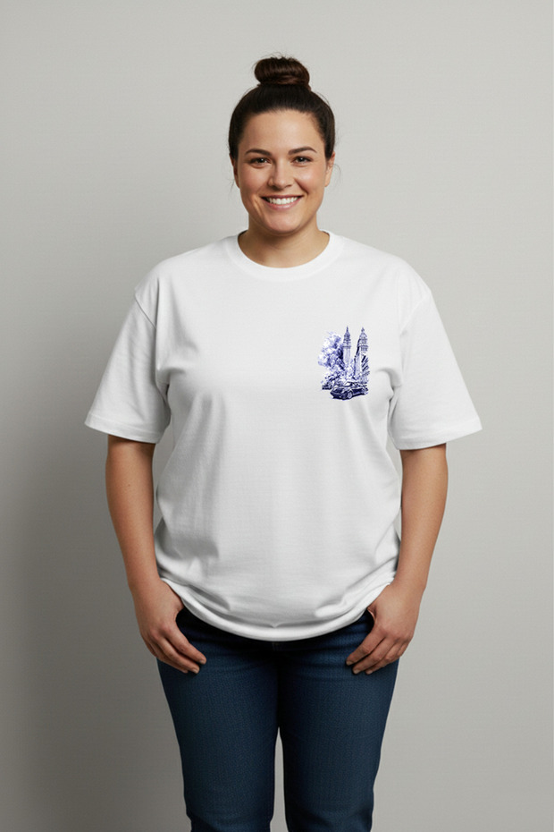 Large Size T-Shirt Oversize Cotton Comfortable Fit Printed Unisex T-Shirt