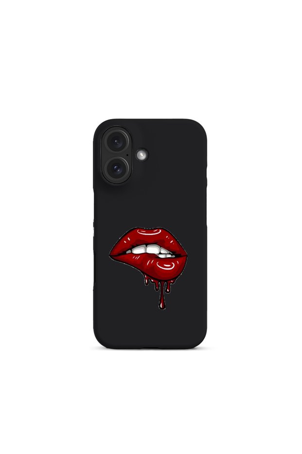 iPhone 16 Compatible Velvet Kiss Case Designed Phone Case
