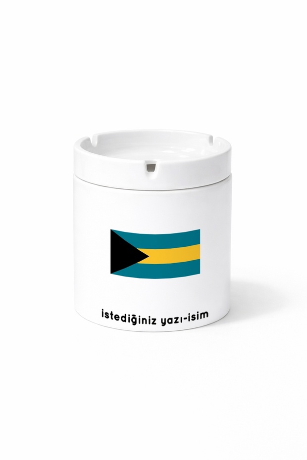 Country Bs Bahamas Bahamas Flag Flag Double Sided Printed Porcelain Magic Mug Cup