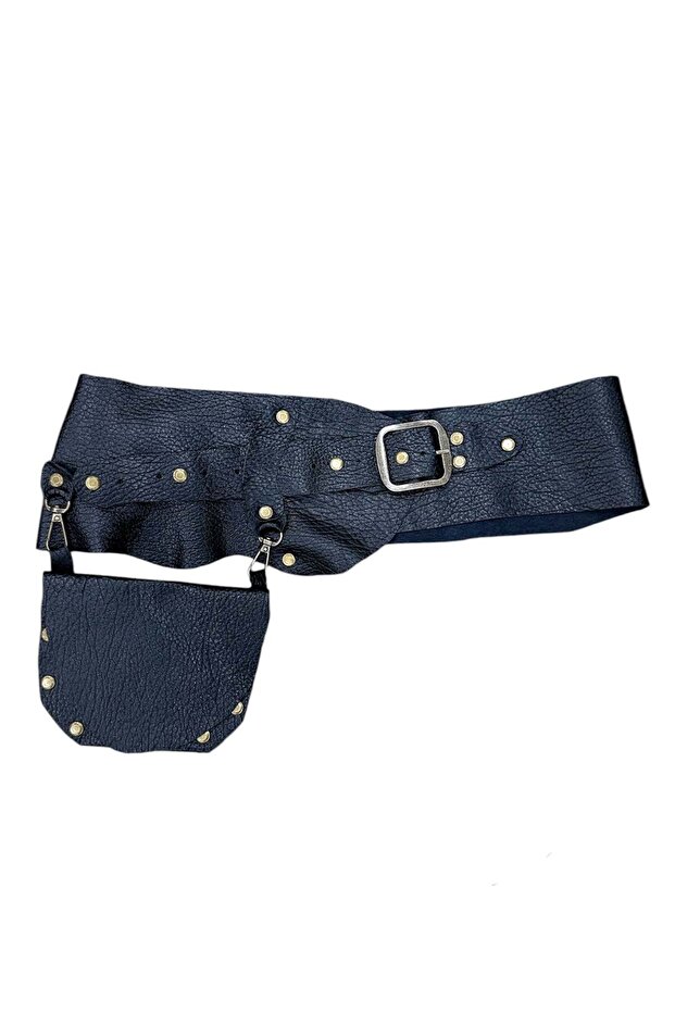 Valmont Pocket Detailed Handmade Design Leather Belt