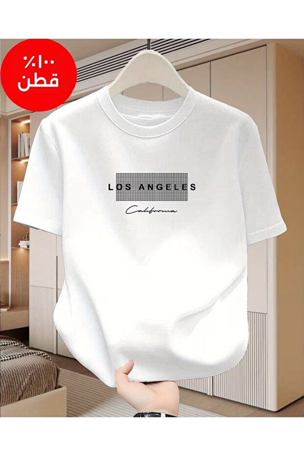 Men's Oversize T-Shirt – Los Angeles California Printed Modern Design