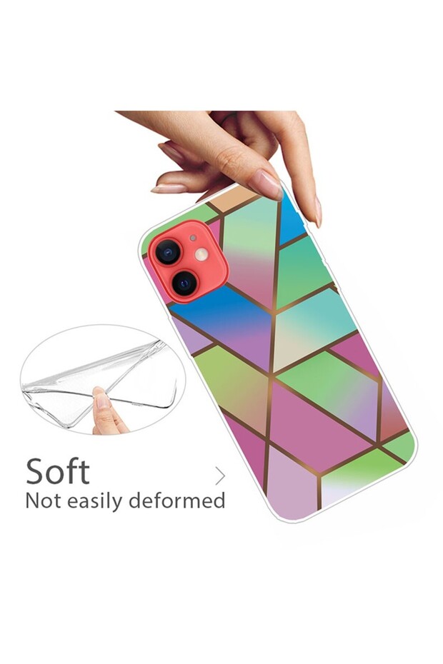 Marble Pattern Θήκη Σιλικόνης Rhombus Gradient (Apple iPhone 11) - 3