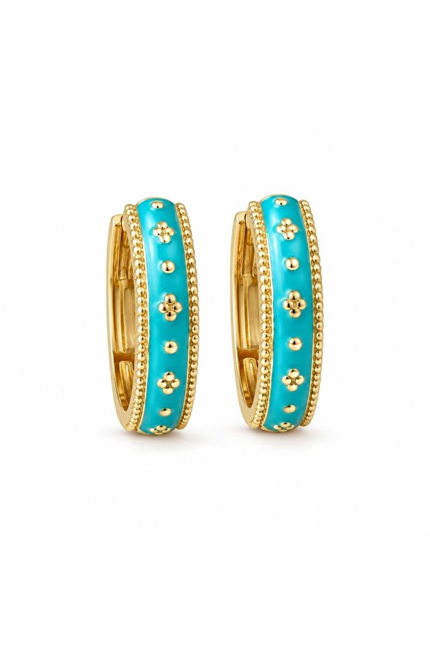 Special Series Enamel Hoop Earrings