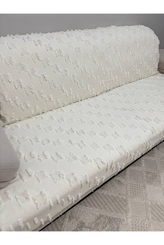 100% Cotton Tufted Sofa Bed Cover 175X215 cm
