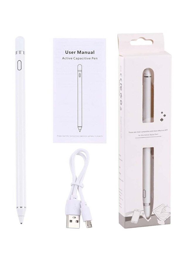 Active Stylus Pen for iPhone, iPad & Android Devices – Universal Digital Pencil for Touchscreen Phones & Tablets – Rechargeable