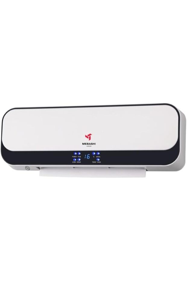 Wall Mounted Electric Heater, PTC Ceramic Heating, 1000W/2000W Dual Power, LED Display, Timer, Oscillating Louver, Remote Control, White, ME-EFH3000