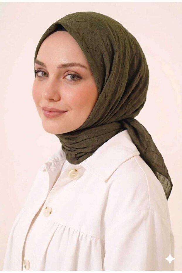 وشاح من الخيزران باللون الكاكي