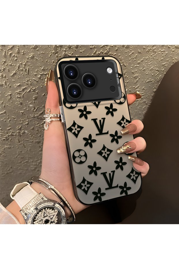 حافظة هاتف من السيليكون متوافقة مع iPhone 17/18 Pro، حافظة خلفية صلبة، حافظة هاتف للزوجين، نمط العلامة التجارية