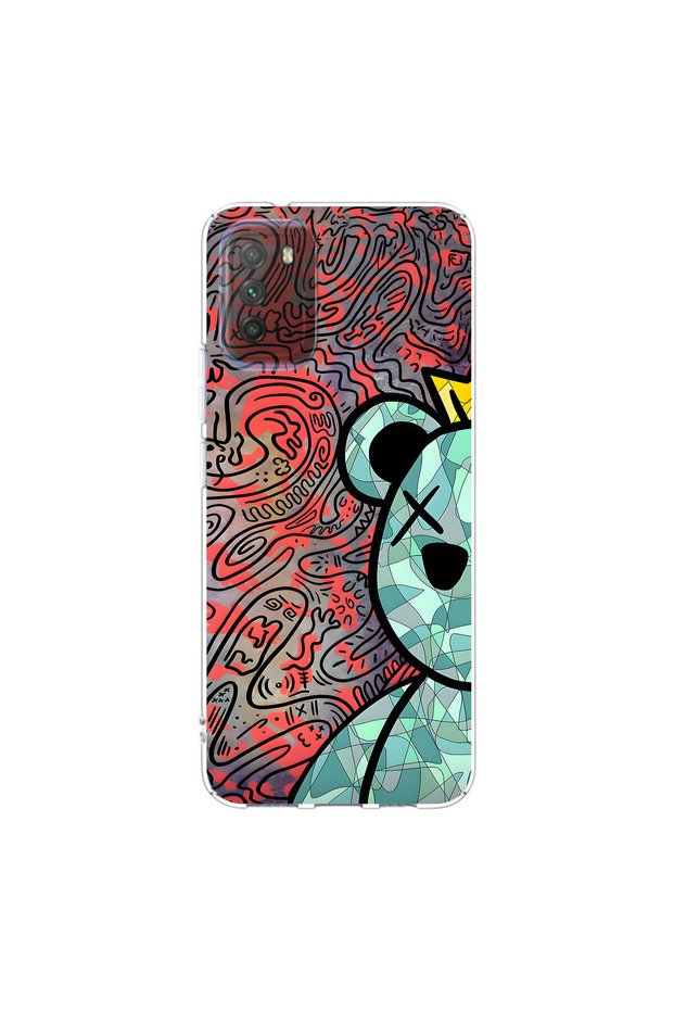 Poco M3 Compatible Graffiti 12 Design Clear Case