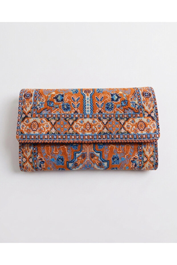 Narinj ladies wallet kilim inspired