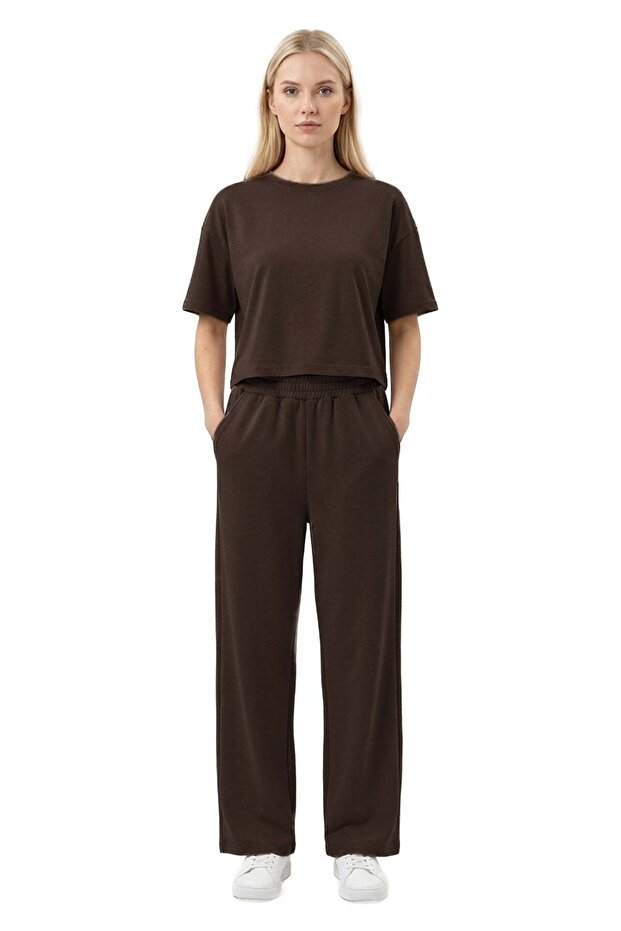 Premium - Sway Collection | Brown Modal Women's Tracksuit Set