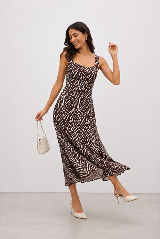 Zebra Pattern Dress