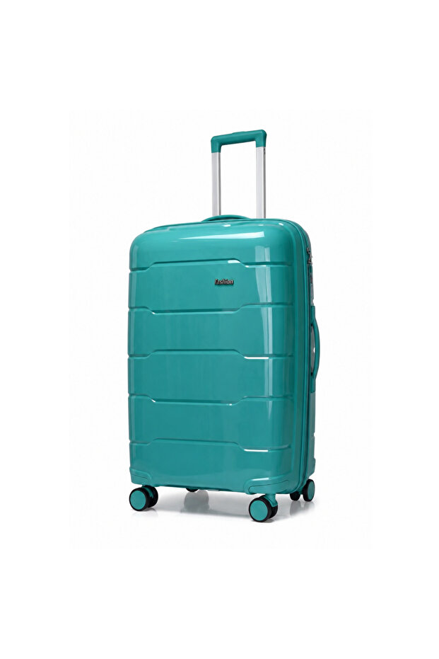 28 Inch Large Suitcase for Travel, PP Unbreakable Hard Shell Luggage, 360° Spinner Wheels
