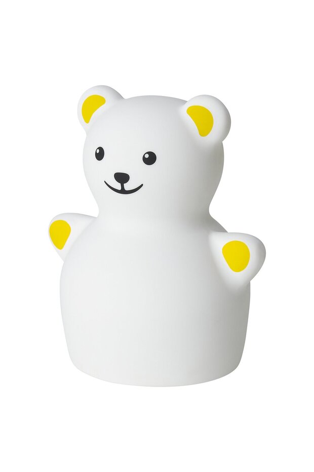 TÖVÄDER LED night light, bear battery-operated