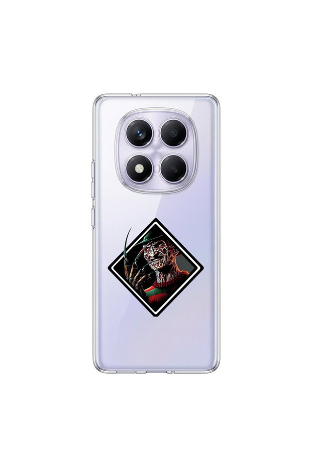 Redmi Note 14 Pro Compatible Horror 2 Design Transparent Case