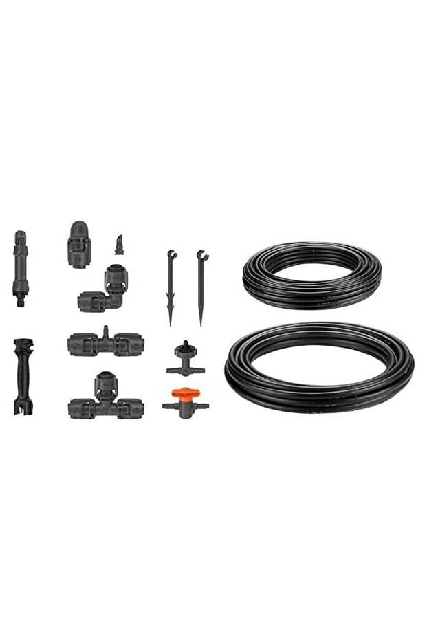 Micro-Drip System Set, Plastic, Black - 2