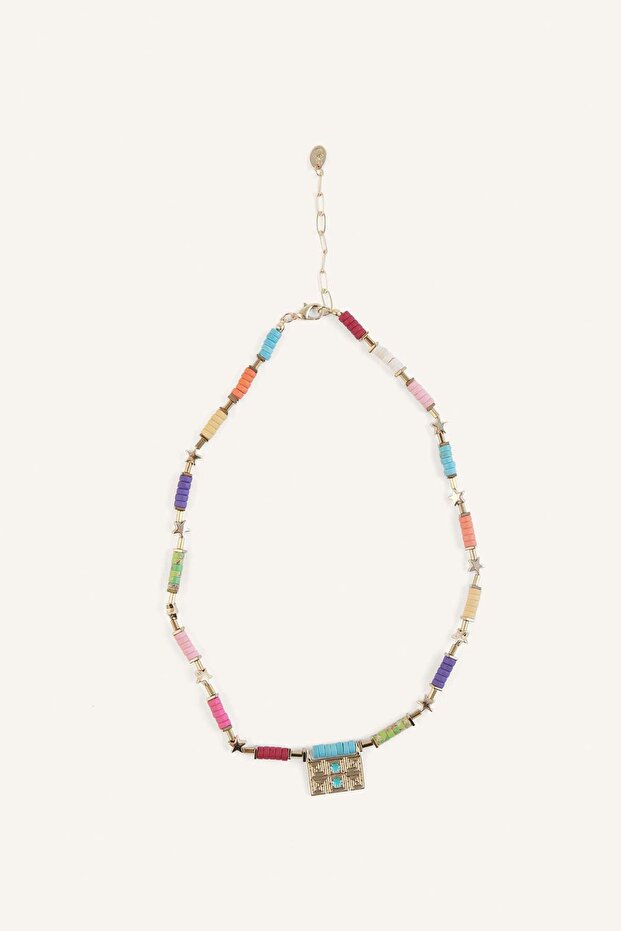 Berrin Özkan X Defacto Starry Bead Necklace H3977Axns