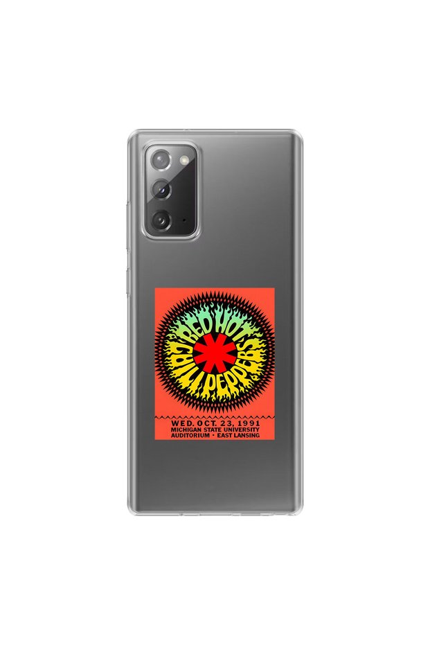 Samsung Galaxy Note 20 Compatible Metal 14 Design Transparent Case