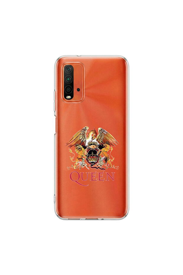 حافظة شفافة متوافقة مع Redmi 9T مصنوعة من المعدن بتصميم 12