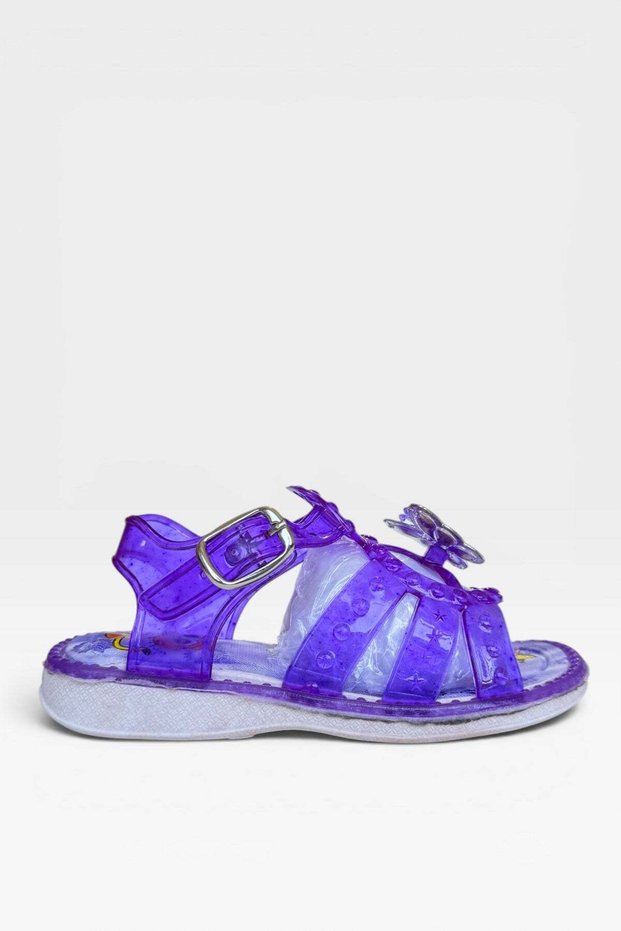 Daily Pool Beach Adjustable Buckle Children's Sandals Purple