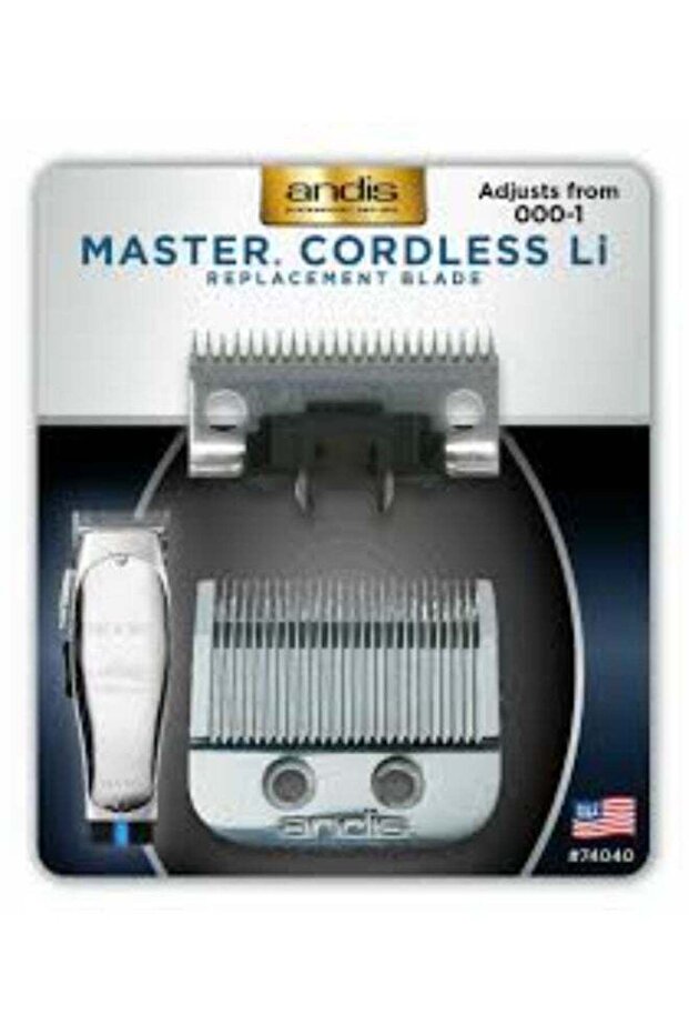 Master Cordless Li Replacement Blade #74040 – Adjustable Carbon Steel Clipper Blade 000-1, 0.5-2.4 mm