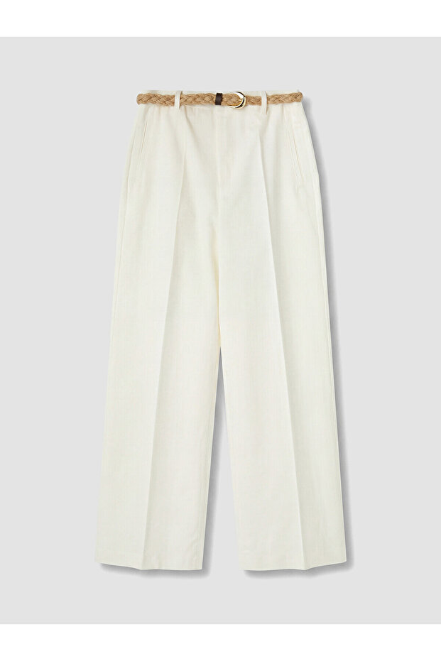 Texx Store Quality Loose Fit Women's Trousers with Belt