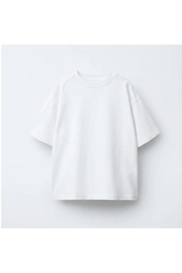 Oversize White Basic T-Shirt