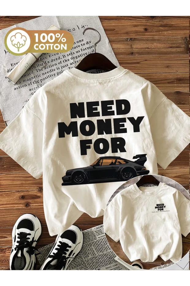 Need Money For Porsche Detail Oversize Unisex T-Shirt