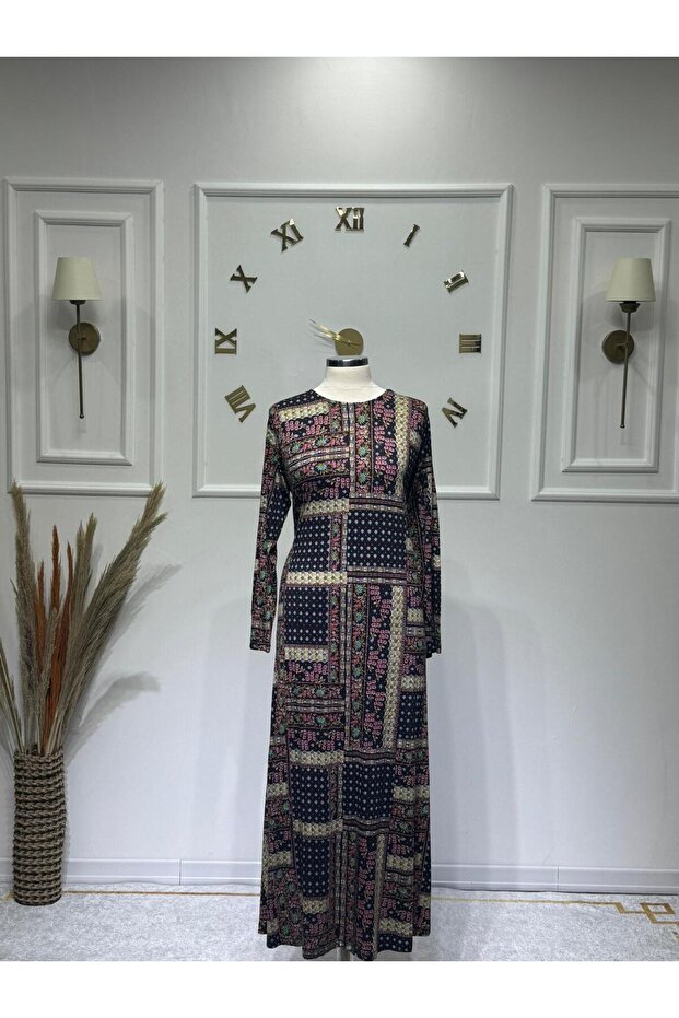 Women's New Season Kilim Pattern Plus Size Dress